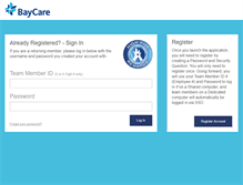 Tablet Screenshot of baycare.online-rewards.com