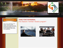 Tablet Screenshot of fiveseasonssportsclub.online-rewards.com