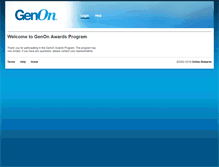 Tablet Screenshot of genon.online-rewards.com