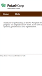 Mobile Screenshot of potashcorpaurora.online-rewards.com