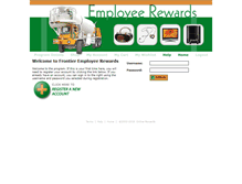 Tablet Screenshot of frontier.online-rewards.com